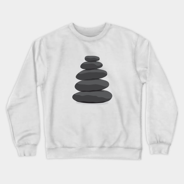 Zen cairn stones Crewneck Sweatshirt by Amusing Aart.